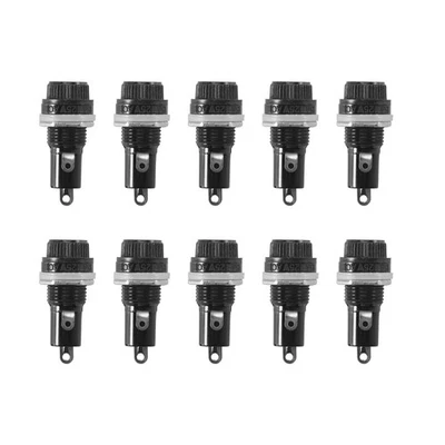 10 Pcs Electrical Panel Mounted 5 x 20mm Fuse Holder J3K58300 - Image 1 of 4