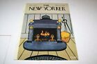 DEC 10 1973 NEW YORKER magazine cover FIREPLACE