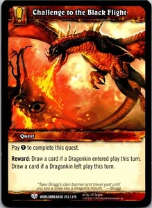 World of Warcraft Challenge to the Black Flight 53/270 Worldbreaker WOW TCG CCG - Picture 1 of 1