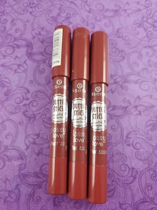 Lot of 3 ~ Essence Butter Stick Glossy Love 04 Dark Syrup Lipstick Cocoa Butter  - Picture 1 of 1