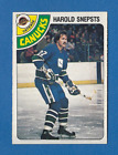 HAROLD SNEPSTS, VANCOUVER CANUKS 1978-79 O PEE CHEE CARD #380  - NM
