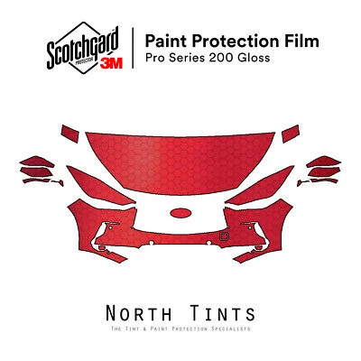 Sujetador transparente con película de protección de pintura precortada 3M PRO PPF para Infiniti QX50 2019-2025 Foto 1 de 4