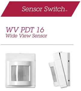 SENSOR SWITCH® WV PDT 16 WIDE VIEW SENSOR DUAL TECH WHITE SENSOR ONLY - Picture 1 of 3
