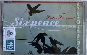 Sixpence None The Richer Divine Discontent Original Thai Edition Cassette Seal - Picture 1 of 2