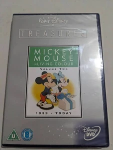 DISNEY MICKEY MOUSE IN LIVING COLOUR VOLUME TWO - DVD RECHTECKIGES HOLOGRAMM - Bild 1 von 2