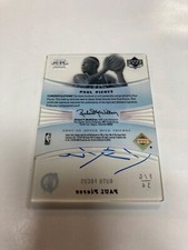 2005 upper deck trilogy auto focus Paul Pierce autograph Boston Celtics