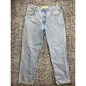 Vintage Guess Jeans Men 34x30 Light Wash Pascal Loose Fit Tapered Leg Denim 90s