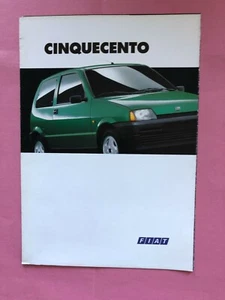 NUOVO! CINQUECENTO SUITE ELETTRA ED DEPLIANT ITA USO MANUTENZIONE FIAT 500 600 - Foto 1 di 3