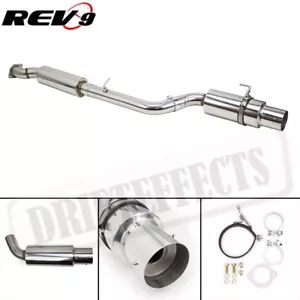 Rev9 Single Exit Catback Exhaust Stainless Steel 3" Piping For 370Z 2009-2021 - Picture 1 of 9