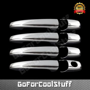 For Ford Flex 09 2010 2011 Chrome 4 Doors Handles Covers W/Out Passenger Keyhole - Picture 1 of 1