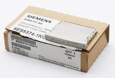 Siemens Simatic S5 6ES5 374-1KG11 VER. 04 128KB MC -unused/OVP- - Bild 1 von 4