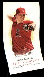 2007 Topps Allen & Ginter Mini A and G Back John Lackey Los Angeles Angels #89