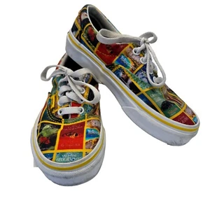 Vans X National Geographic Kid Unisex Sneakers Shoes Multi Color Size 12 - Picture 1 of 8