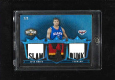 Josh Smith 2007-08 Topps TRIPLE THREADS "SLAM DUNK" PLATINUM Patch #1/1 J-SMOOVE