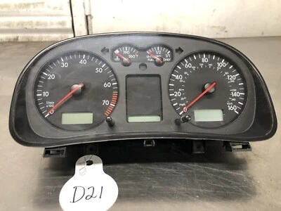 Volkswagen Jetta 2001 4 puertas 1,8 2,0 A/T instrumento velocímetro cuadro medidor Foto 1 de 4