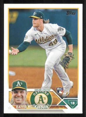 2023 Topps #276 David MacKinnon RC - Image 1 of 2