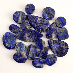 19Pcs334Cts Natural Blue Lapis Lazuli Druzy Unpolished Gems 40x12 10x10mm#13786 - Picture 1 of 8