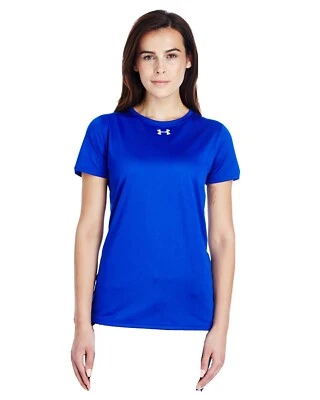NWT Under Armour Shirt Women's Short Sleeve Active Gear Locker T-Shirt Blue XL - Image 1 of 2
