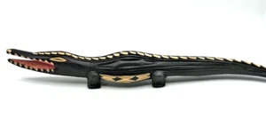 Carved Wooden Crocodile Swaziland - Picture 1 of 5