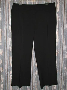 Lafayette 148 New York Women's Size 10 Black Wide Leg Career Work Crop Pants - Picture 1 of 4