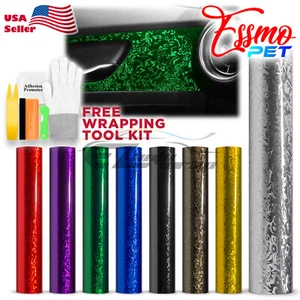 PET Damascus Steel Forged Carbon Fiber Gloss Car Vinyl Wrap Decal Sticker Film - Picture 1 of 56