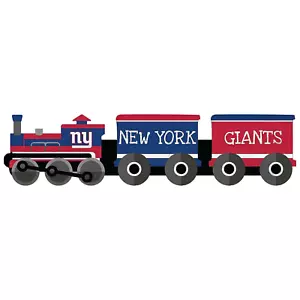 Letrero recorte de tren de 6"" x 24"" de los New York Giants - Imagen 1 de 1