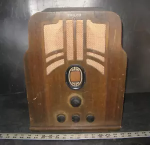 PHILCO 610B TOMBSTONE RADIO AM/SW 1935 610 altavoz bobina de campo de colección 1936 - Imagen 1 de 15