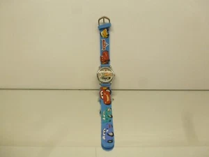 DISNEY PIXAR CARS FIAT 500 LUIGI MCQUEEN CHILDREN WATCH - L20.5cm - GOOD - 223 - Imagen 1 de 6