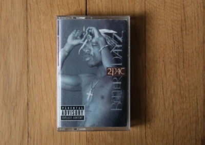 Tupac 2Pac Better Dayz Cassette Album Hype Sticker Rap - Image 1 of 2