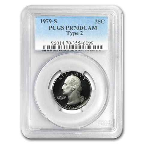 1979-S Silver Washington Quarter PR-70DCAM Type 2 PCGS - SKU#180664 Cover