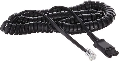  Cable de bobina amplificador Plantronics a enchufe modular QD, 26716-01 Foto 1 de 3