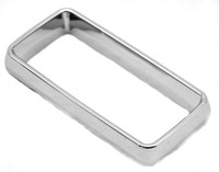 instrument panel bezels covers 2 piece chrome plastic for Peterbilt 1987-1991