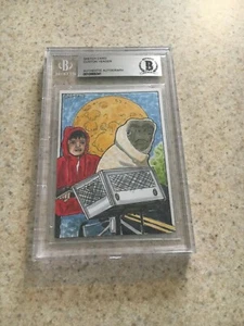 E.T. the Extra-Terrestrial Original Art Sketch Card Beckett BAS True 1/1 - Bild 1 von 2