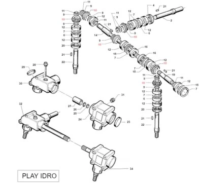 Coppia Conique Hélicoïdale PLAYGREEN ORIGINALE GIANNI FERRARI BFB 00777302003