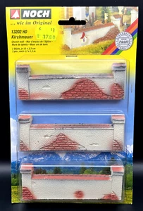 Todavía H0 13202 muro de la iglesia, 3 piezas, 12x3,3 cm cada una | sin usar - Imagen 1 de 1