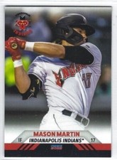 2022 Indianapolis Indians (Triple A-Pittsburgh Pirates) Mason Martin