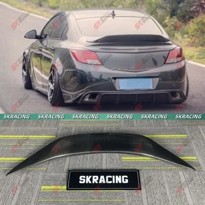 Alerón labial trasero de fibra de carbono/negro brillante para Buick Regal GS 11-13 Foto 1 de 4