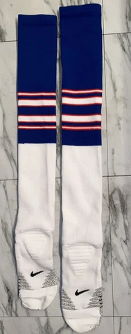 NEW NIKE Elite Grip Socks NFL Game Team Issued Buffalo Bills Size XL Cover