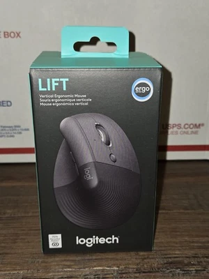 New & Sealed! Logitech Lift Wireless Vertical Ergonomic S/M Mouse - Right Handed - Image 1 of 4