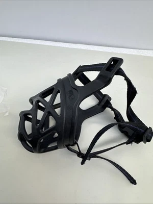 Bozal para perro Mayerzon, bozales transpirables para canasta tamaño mediano negro Foto 1 de 4