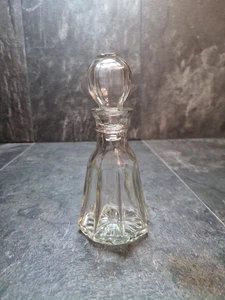 Vintage Glass Salad Dressing Cruet Bottle with Stopper Top - Picture 1 of 8