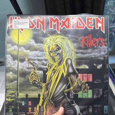 Iron Maiden - Killers LP Vinyl Record Album 1981 US Near Mint (KP In Runouts) - Image 1 of 2