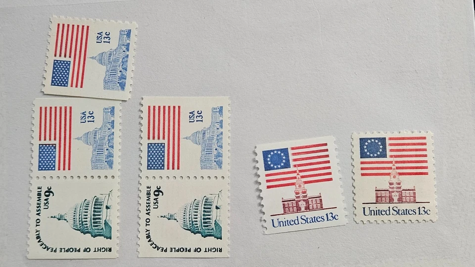 USA Stamps Selection Flag over Capitol, F/VF MNH  (XG-05) - Image 1 of 1