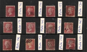 Vic - Auswahl 12 x 1d rote Platten (wie beschrieben). Gut/fein gebraucht! - Bild 1 von 1