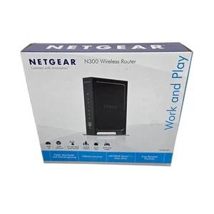 Brand New Netgear WNR2000 N300 4 Ports Wireless WiFi Router Open Box - Picture 1 of 6