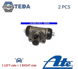 243222-17353 DRUM WHEEL BRAKE CYLINDER PAIR REAR ATE 2PCS NEW OE REPLACEMENT - Picture 1 of 5
