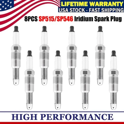 8 Iridium Spark Plugs for 2005-2008 Lincoln Navigator Ford F-350 Super Duty 5.4L Foto 1 de 4