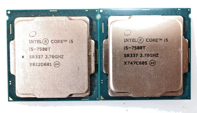 Lot 2x Intel Core i5-7500T 2.7GHz Quad Core 6MB 35W FCLGA1151 Processor SR337 - Image 1 of 2