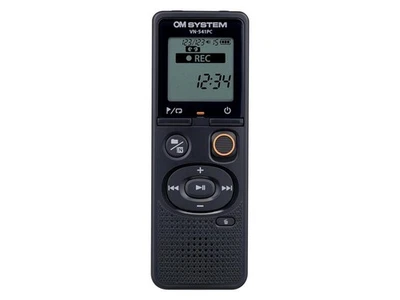 OM SYSTEM VN-541PC 4GB Digital Voice Recorder, Black #V420040BU000 - Image 1 of 4