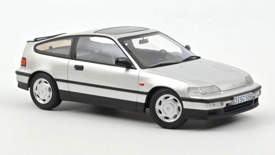 HONDA CRX 1990 SILVER 1:18 - Immagine 1 di 1